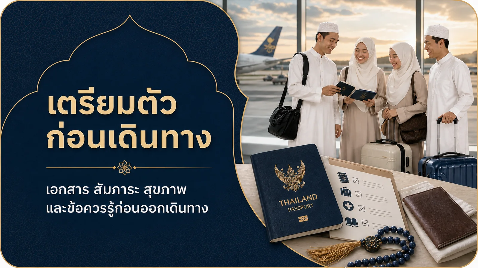 จุดสำคัญและ Checklist สำหรับผู้เดินทางฮัจย์และอุมเราะห์